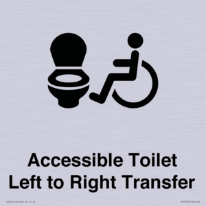 Accessible Toilet with Left to Right Transfer